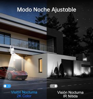 Cámara Vigilancia Exterior 2K WiFi