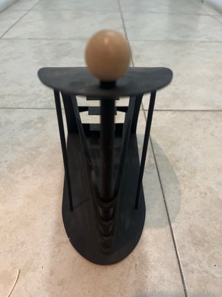 Estantería metal madera mandos TV