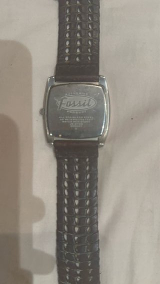 Reloj Fossil Vintage JR Cuero Marrón Naranja
