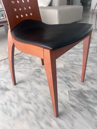 6 Sillas Comedor Madera Cerezo