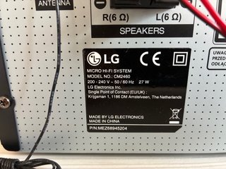 Minicadena LG CM-2460 Negra