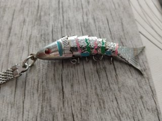 Llavero pez vintage