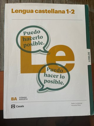 Lengua Castellana 1-2 BA