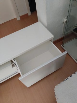 Mueble Salón TV IKEA BESTÅ Blanco 180x40x48