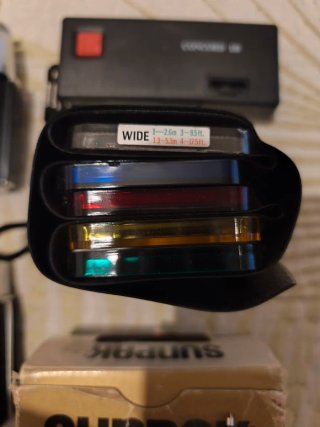 Lote di fotocamere e accessori fotografici