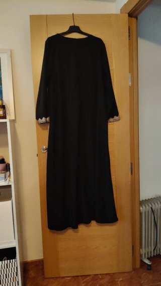 Vestido largo negro talla 48/50