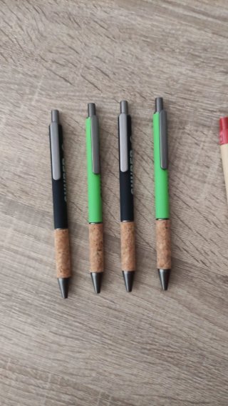 Lote 4 penne Shuber con tappo in sughero + regalo