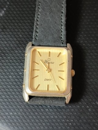 Reloj Micro Quartz Vintage Rectangular años 60