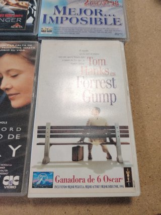 Lote 6 Películas VHS: Zorro, Bond, Forrest Gump