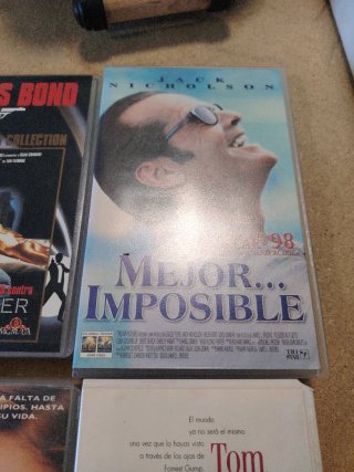 Lote 6 Películas VHS: Zorro, Bond, Forrest Gump