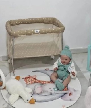 Mini cuna para bebé reborn