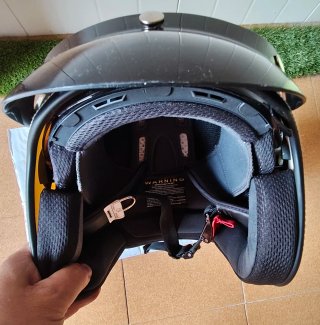 Casco Jet Blanco Zeus Helmet con Visera y Gafas.