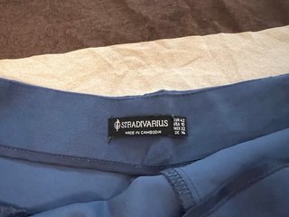 Falda pantalón azul Stradivarius sin estrenar