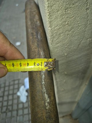 Rueda antigua de hierro fundido