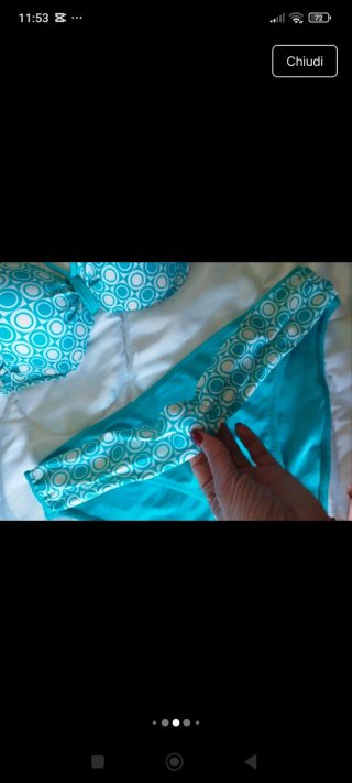 Costume e copricostume abbinato taglia 52
