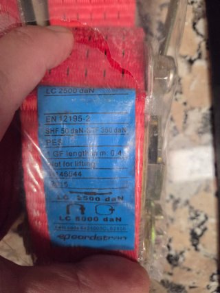 2 Cinchas de amarre Cordstrap 5T