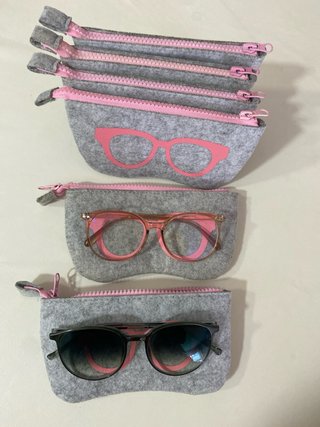 6 Fundas para Gafas Fieltro