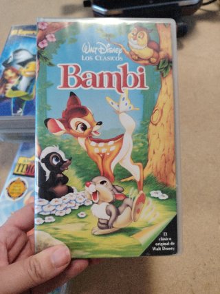 Lote 5 Películas VHS Infantiles Disney