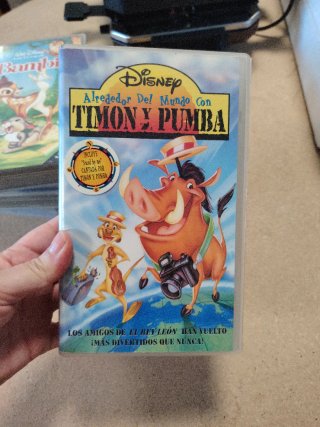 Lote 5 Películas VHS Infantiles Disney