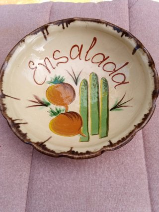Ensaladera Antigua Cerámica