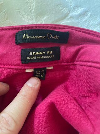 Pantalón Massimo Dutti Skinny Fit Talla 44