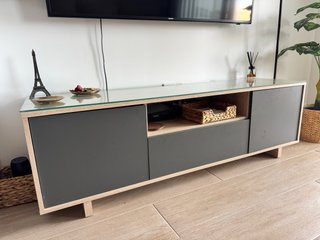 Mesa TV Roble Maison du Monde