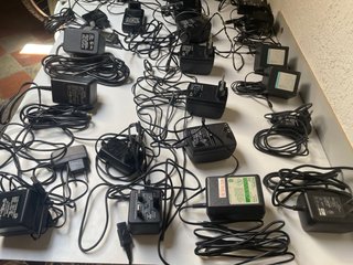 Lote transformadores y cargadores varios