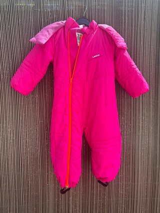 Traje de esquí fucsia Decathlon talla 23