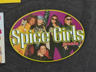 Spice Girls - Lote de Pegatinas Merchandising