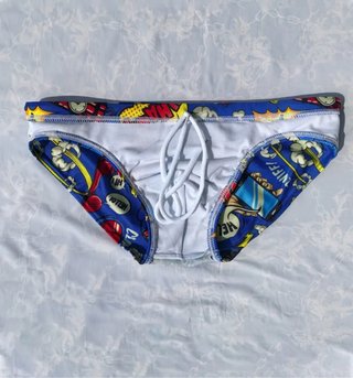 Bañador slip estampado