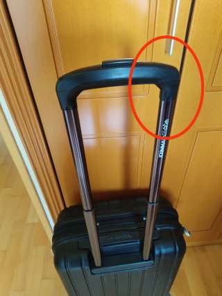Maleta cabina extensible Movom negra