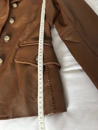 Chaqueta de piel Purificación García Talla M