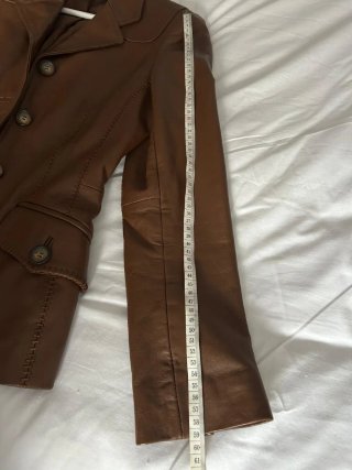 Chaqueta de piel Purificación García Talla M