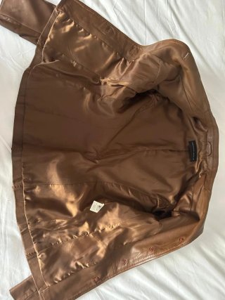 Chaqueta de piel Purificación García Talla M