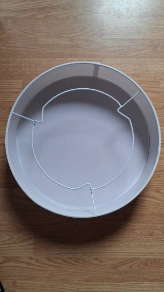 Lámpara de techo blanca