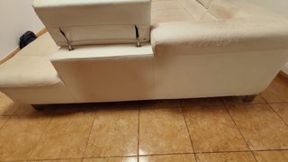 Chaiselongue beis de sky