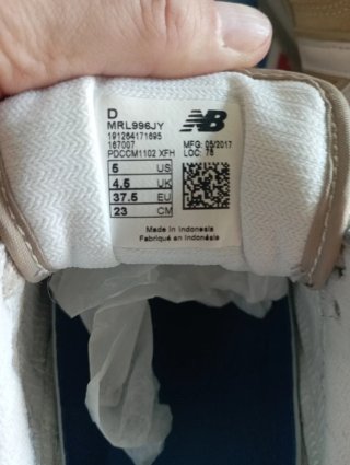 Zapatillas New Balance 996 Beige/Blanco