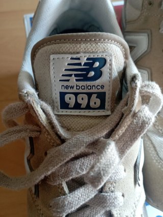 Zapatillas New Balance 996 Beige/Blanco
