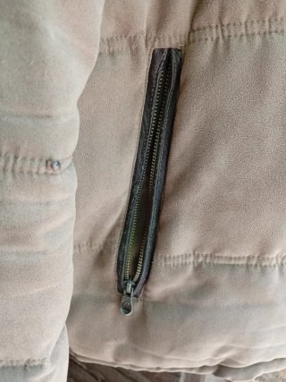 Giacca invernale Bata beige/marrone taglia XXL