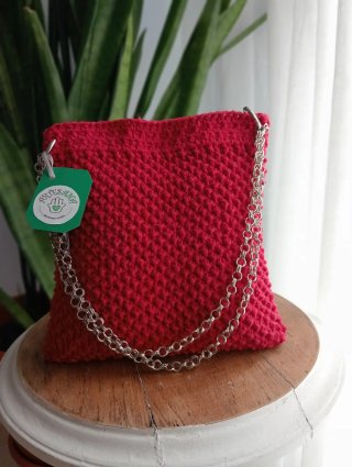 Bolso artesanal ganchillo