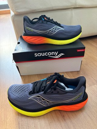 Saucony Ride 18 Talla 41 Gris Naranja