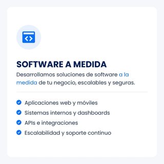 Automatizaciones, CRM y software a medida