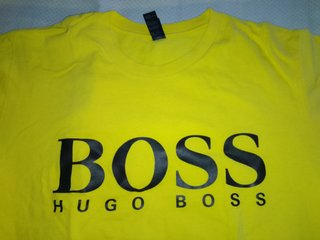 Camiseta BOSS amarilla