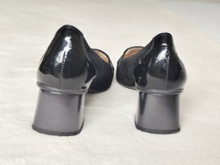 Mocasines Hispanitas Ante-Charol T.35/36