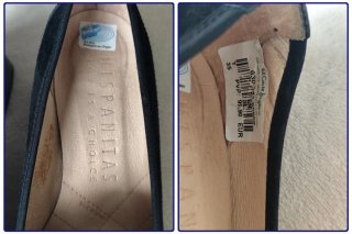 Mocasines Hispanitas Ante-Charol T.35/36