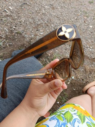 Gafas Louis Vuitton Marrones y Doradas