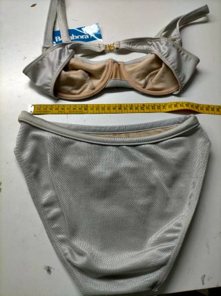 Bikini Borabora con aros Talla M Gris
