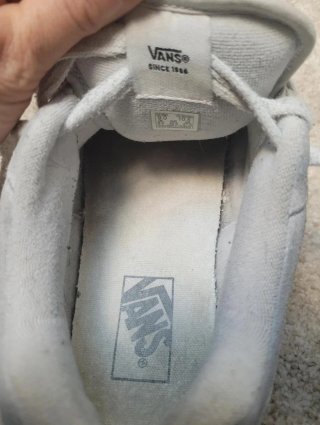 Vans Knu Skool Talla 42 Gris/Blanco