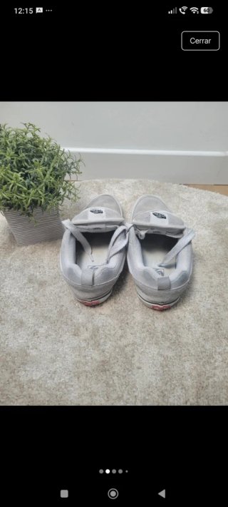 Vans Knu Skool Talla 42 Gris/Blanco