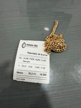 Cadena Oro 18K Italiana 67.3Gr 66Cm